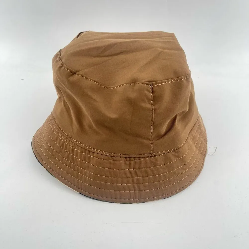 Reversible Toddler Bucket Hat Camo & Tan | Unisex Packable Sun Hat Kids Ages 2–5